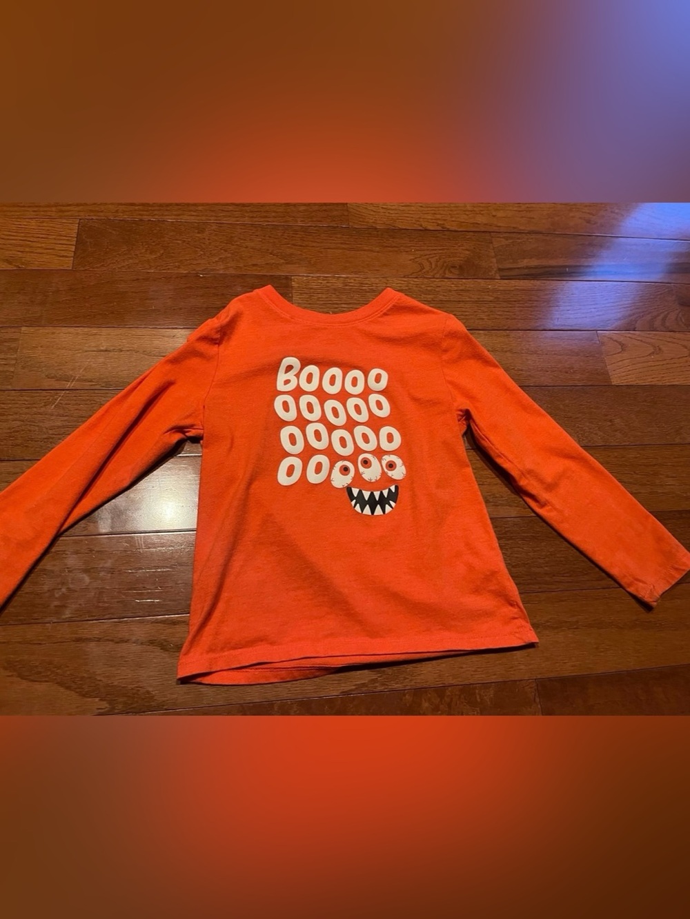 Boys Cat&Jack Halloween ‘Boooo’ Shirt Size 4/5